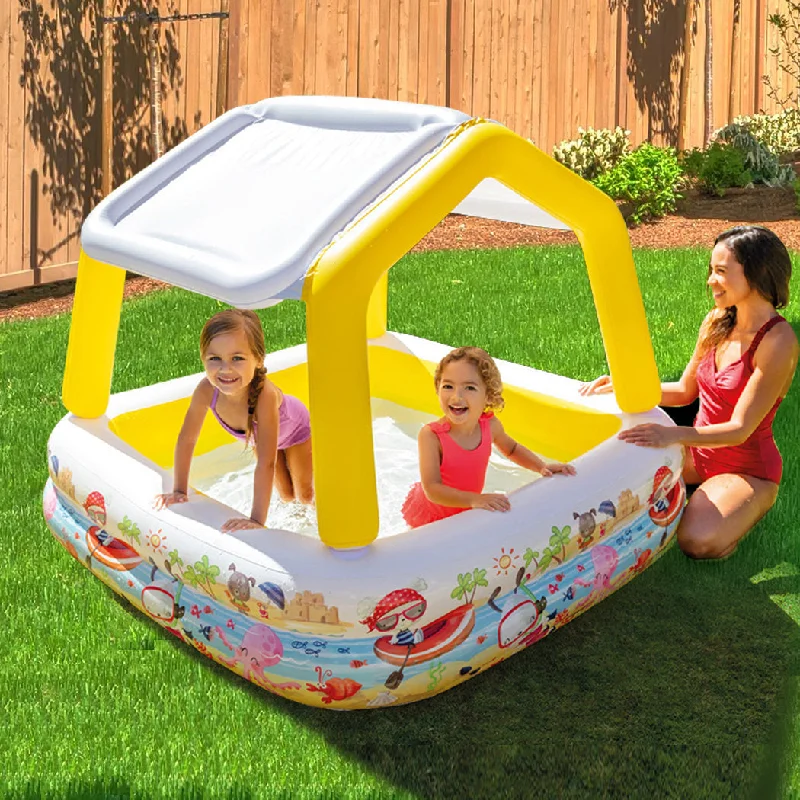 Kids Inflatable Pool Toy Swimming Outdoor Above Ground